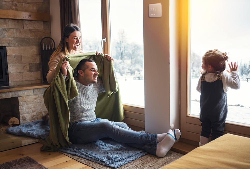 Fußbodenheizung mit Wärmepumpe