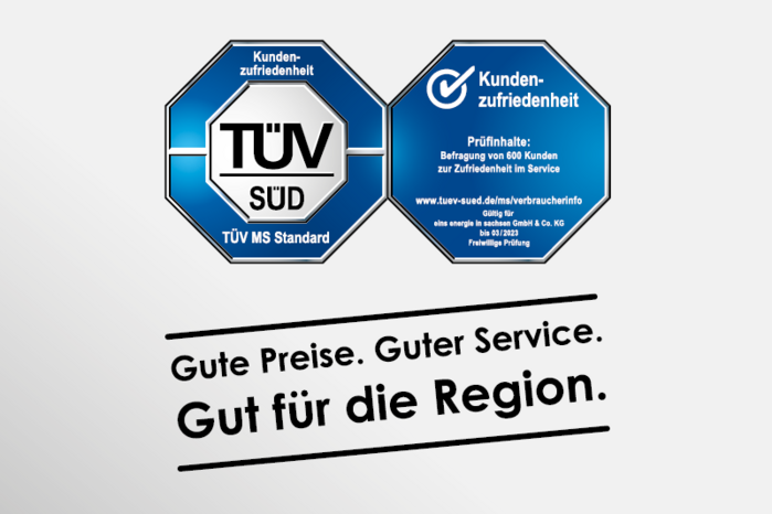Die Vorder- und Rückseite eines TÜV Siegels.