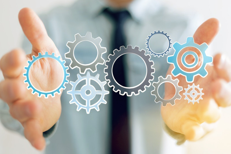 Grafik aus Zahnraedern