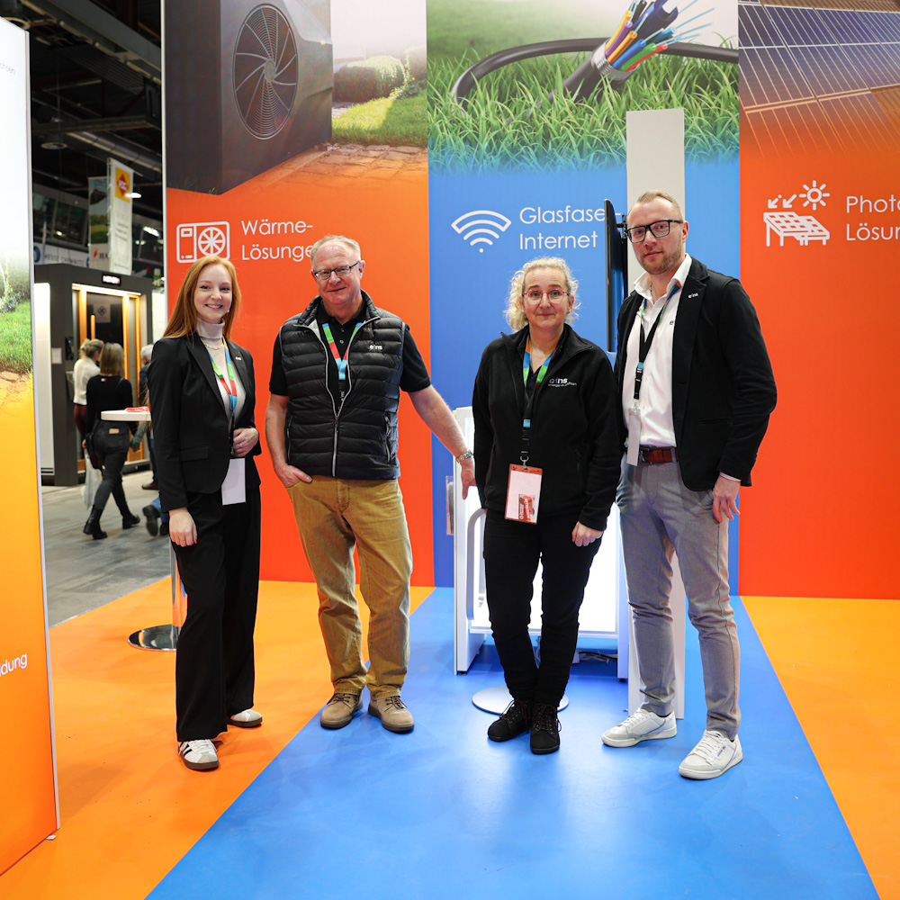eins-Messestand Baumesse 2025